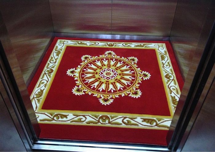 Mẫu gạch thảm thang máy số 1
