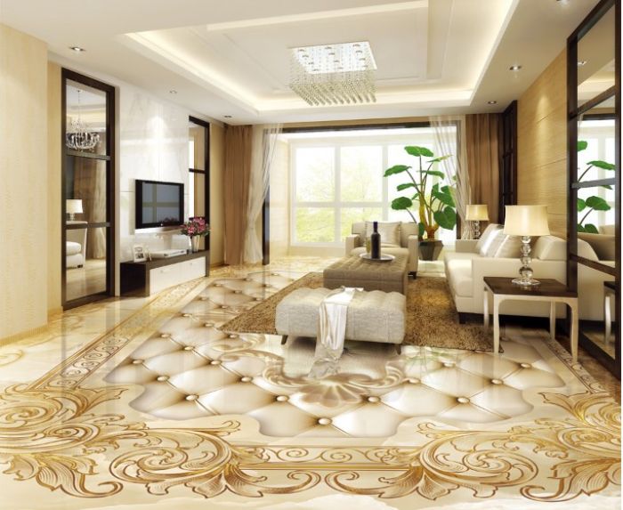 Mẫu gạch thảm phòng khách đẹp số 1